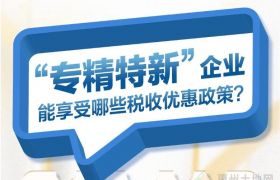 “專精特新”企業(yè)能享受哪些稅收優(yōu)惠政策？